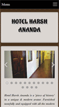 Mobile Screenshot of hotelharshananda.com